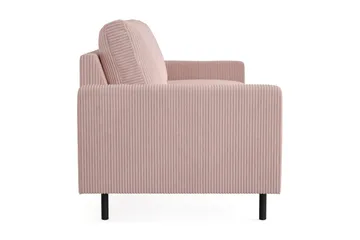 Peppe 3-sits Manchestersoffa - Rosa - Products - Möbler - Soffa - 3 sits soffa