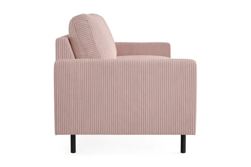 Peppe 3-sits Manchestersoffa - Rosa - Products - Möbler - Soffa - 3 sits soffa