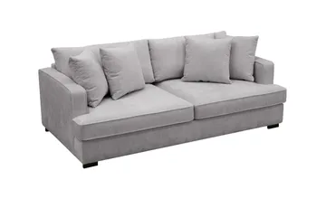 Rossita 3-sits Djup Soffa i Chenille - Ljus Grå - Products - Möbler - Soffa - 3 sits soffa