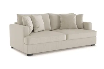 Rossita 3-sits Djup Soffa i Manchester - Greige - Products - Möbler - Soffa - 3 sits soffa