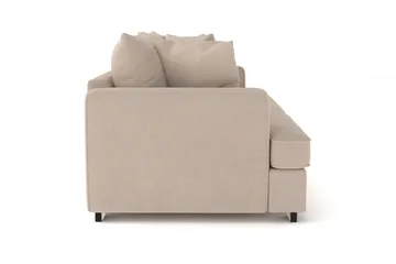 Rossita 3-sits Djup Soffa i Tyg - Beige - Products - Möbler - Soffa - 3 sits soffa