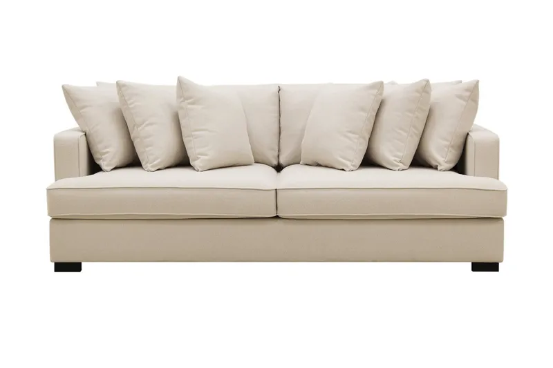 Rossita 4-sits Djup Soffa i Bouclé - Beige - Products - Möbler - Soffa - 4 sits soffa