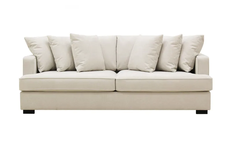 Rossita 4-sits Djup Tygsoffa - Beige - Products - Möbler - Soffa - 4 sits soffa