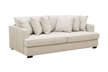 Rossita 4-sits Djup Tygsoffa - Beige - Products - Möbler - Soffa - 4 sits soffa