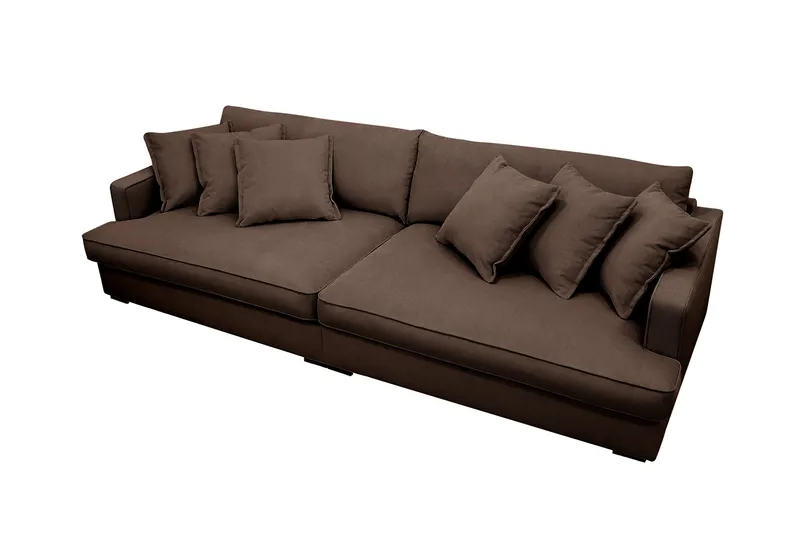 Rossita Lyx 3,5-sits Extra djup Soffa i Manchester - Brun - Products - Möbler - Soffa - 4 sits soffa