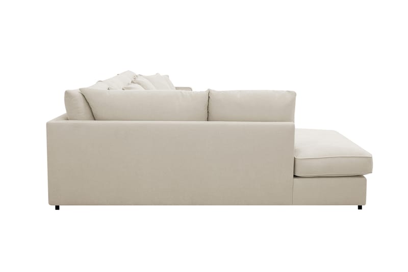 Rossita Lyx 5-sits Högervänd U-formad Extra djup Soffa med Divan och Schäslong i Tyg - Beige - Products - Möbler - Soffa - U-soffa