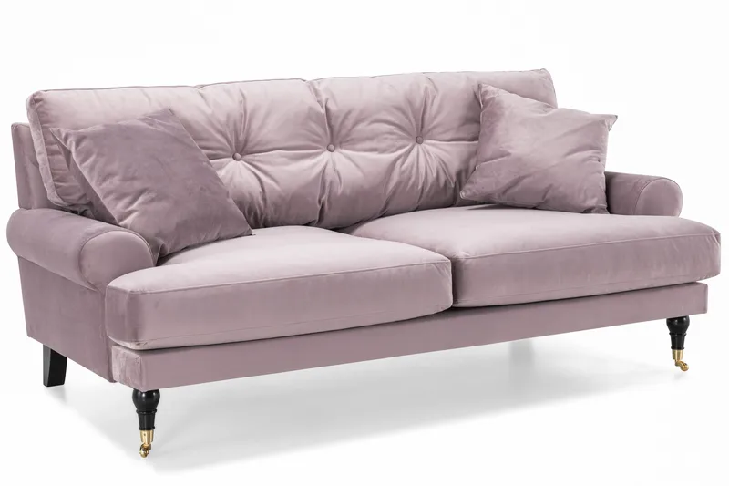 Andrew Soffgrupp 3+2+1 Sammet - Lila - Products - Möbler - Soffa - Soffgrupp - Howard soffgrupp