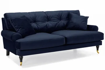 Andrew Soffgrupp 3+2 Sammet - Blå - Products - Möbler - Soffa - Soffgrupp - Howard soffgrupp