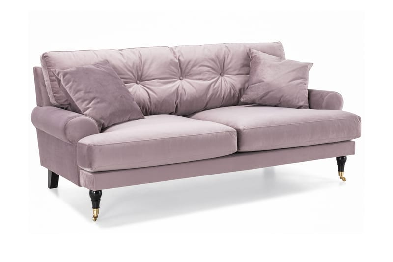 Andrew Soffgrupp 3+2 Sammet - Lila - Products - Möbler - Soffa - Soffgrupp - Howard soffgrupp