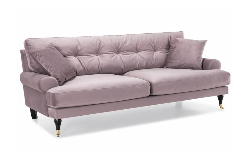 Andrew Soffgrupp 3+2 Sammet - Lila - Products - Möbler - Soffa - Soffgrupp - Howard soffgrupp