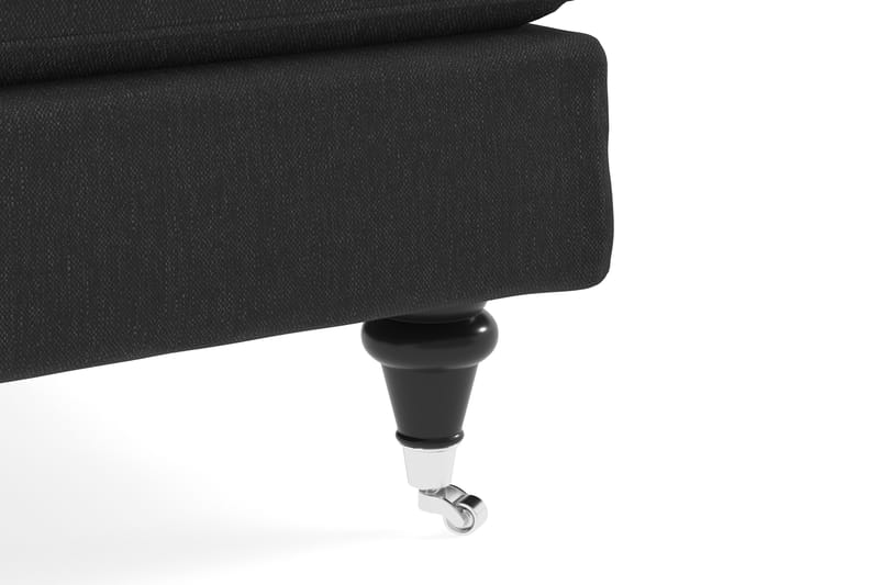 Howard Classic Soffgrupp 3-sits Soffa + Fåtölj + Fotpall i Tyg - Mörkgrå - Products - Möbler - Soffa - Soffgrupp - Howard soffgrupp