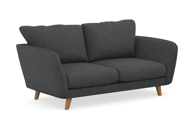 Trend Lyx 2-sits Manchestersoffa - Mörkgrå - Products - Möbler - Soffa - 2 sits soffa