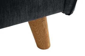 Trend Lyx 2-sits Soffa - Mörkgrå/Ek - Products - Möbler - Soffa - 2 sits soffa