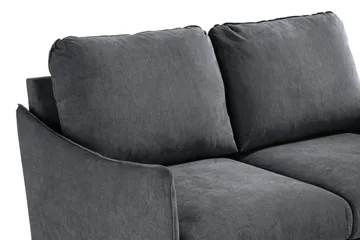 Trend Lyx 2-sits Soffa - Mörkgrå/Ek - Products - Möbler - Soffa - 2 sits soffa