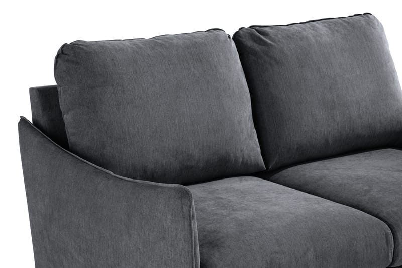 Trend Lyx 2-sits Soffa - Mörkgrå/Ek - Products - Möbler - Soffa - 2 sits soffa