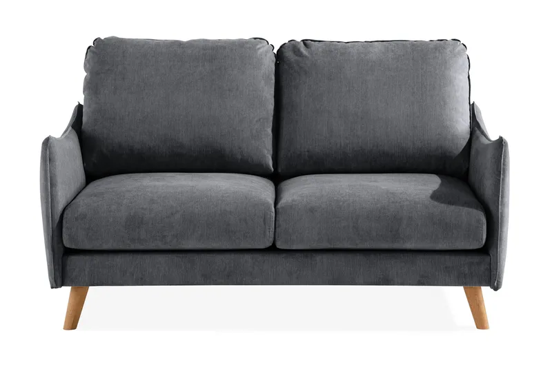 Trend Lyx 2-sits Soffa - Mörkgrå/Ek - Products - Möbler - Soffa - 2 sits soffa