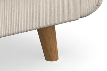 Trend Lyx 3-sits Manchestersoffa - Beige - Products - Möbler - Soffa - 3 sits soffa