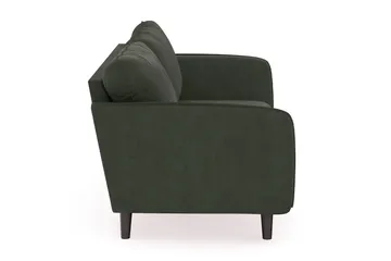Trend Lyx 3-sits Manchestersoffa - Mörkgrön - Products - Möbler - Soffa - 3 sits soffa