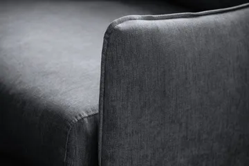 Trend Lyx 3-sits Soffa - Mörkgrå/Ek - Products - Möbler - Soffa - 3 sits soffa