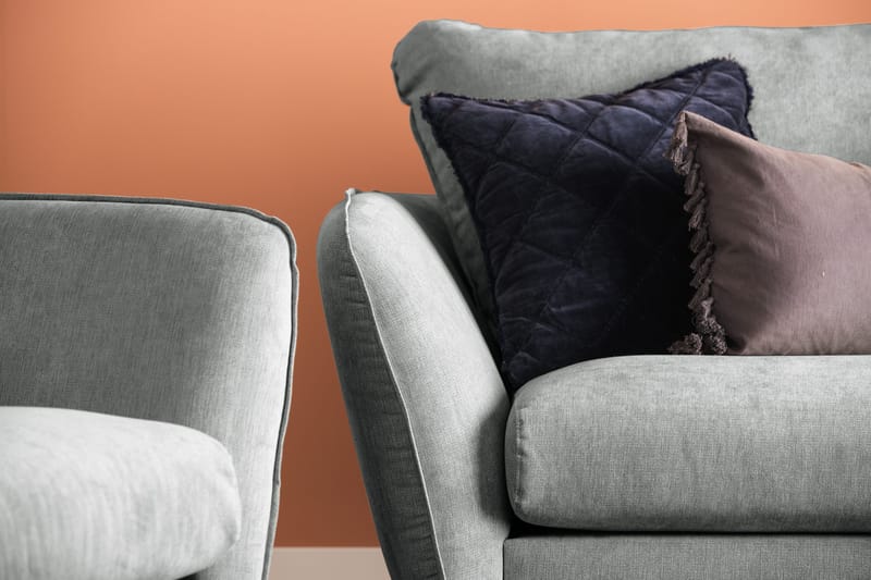 Trend Lyx 3-sits Tygsoffa - Grå - Products - Möbler - Soffa - 3 sits soffa