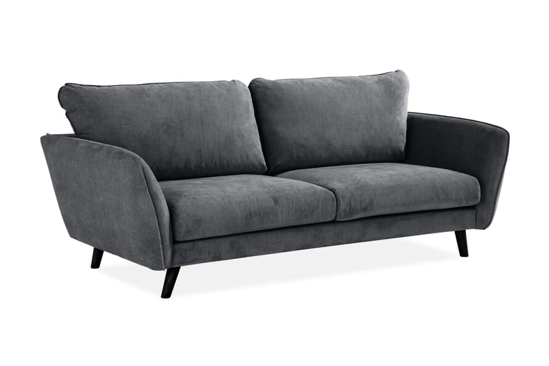 Trend Lyx 3-sits Tygsoffa - Mörkgrå - Products - Möbler - Soffa - 3 sits soffa