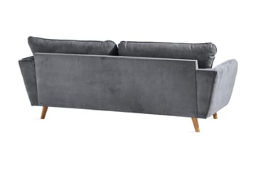 Trend Lyx 3-sits Tygsoffa - Mörkgrå - Products - Möbler - Soffa - 3 sits soffa