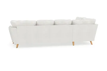 Trend Lyx 4-sits Högervänd U-formad Soffa med Divan och Schäslong i Bouclé - Vit - Products - Möbler - Soffa - U-soffa