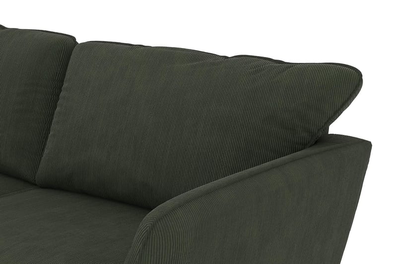 Trend Lyx 4-sits Högervänd U-formad Soffa med Divan och Schäslong i Manchester - Mörkgrön - Products - Möbler - Soffa - U-soffa