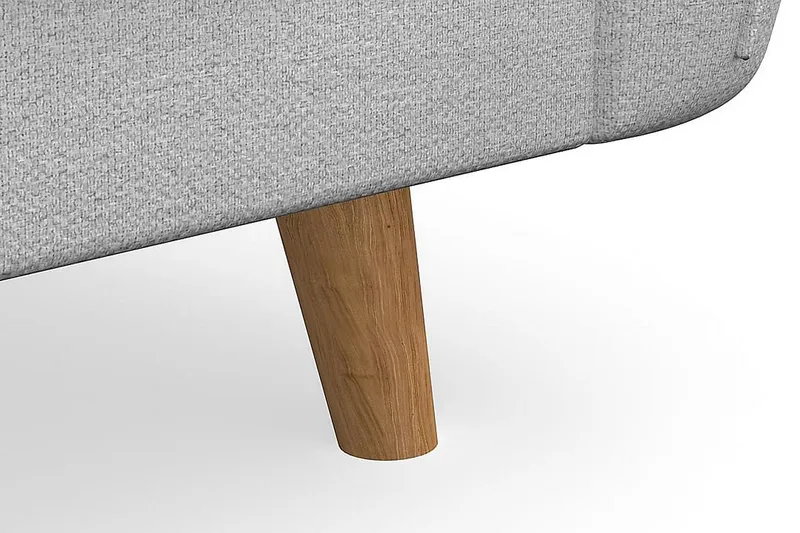 Trend Lyx 4-sits Högervänd U-formad Soffa med Divan och Schäslong i Tyg - Ljusgrå - Products - Möbler - Soffa - U-soffa