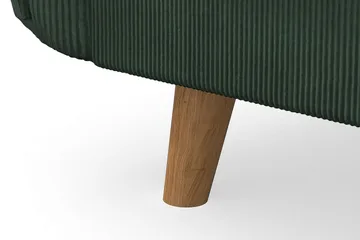 Trend Lyx 4-sits Vänstervänd U-formad Soffa med Divan och Schäslong i Manchester - Mörkgrön - Products - Möbler - Soffa - U-soffa