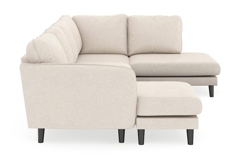 Trend Lyx 4-sits Vänstervänd U-formad Soffa med Divan och Schäslong i Tyg - Beige - Products - Möbler - Soffa - U-soffa