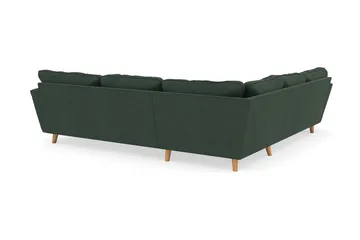 Trend Lyx 6-sits Vändbar L-formad Hörnsoffa i Manchester - Mörkgrön - Products - Möbler - Soffa - Hörnsoffa