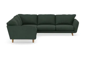 Trend Lyx 6-sits Vändbar L-formad Hörnsoffa i Manchester - Mörkgrön - Products - Möbler - Soffa - Hörnsoffa