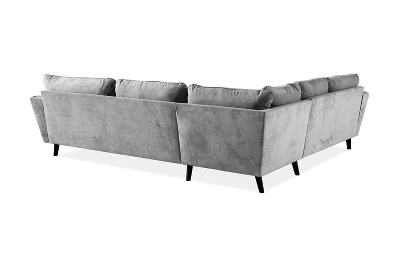 Trend Lyx 6-sits Vändbar L-formad Hörnsoffa i Tyg - Grå - Products - Möbler - Soffa - Hörnsoffa