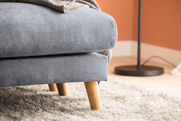 Trend Lyx U-soffa med Divan Höger - Mörkgrå/Ek - Products - Möbler - Soffa - U-soffa