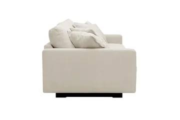 Valencia Extra Djup 3-sits Soffa i Chenille - Beige - Products - Möbler - Soffa - 3 sits soffa
