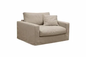 Valencia Extra Djup 5-sits soffa + fåtölj med avtagbar och tvättbar klädsel - Brun - Products - Möbler - Soffa - Soffgrupp
