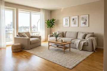 Valencia Extra Djup 5-sits soffa + fåtölj med avtagbar och tvättbar klädsel - Brun - Products - Möbler - Soffa - Soffgrupp