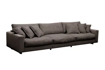 Valencia Soffgrupp Extra Djup 5-sits Soffa + Fåtölj - Brun - Products - Möbler - Soffa - Soffgrupp