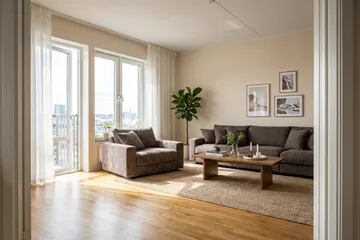 Valencia Soffgrupp Extra Djup 5-sits Soffa + Fåtölj - Brun - Products - Möbler - Soffa - Soffgrupp
