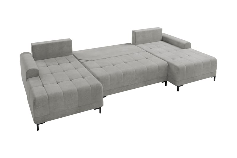 Vilshult Soffa Dubbeldivan 4-sits - Ljusgrå - Products - Möbler - Soffa - U-soffa