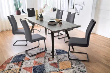 Adanas Matstol - Mörkgrå - Products - Möbler - Fåtölj & stolar - Matstol & köksstol