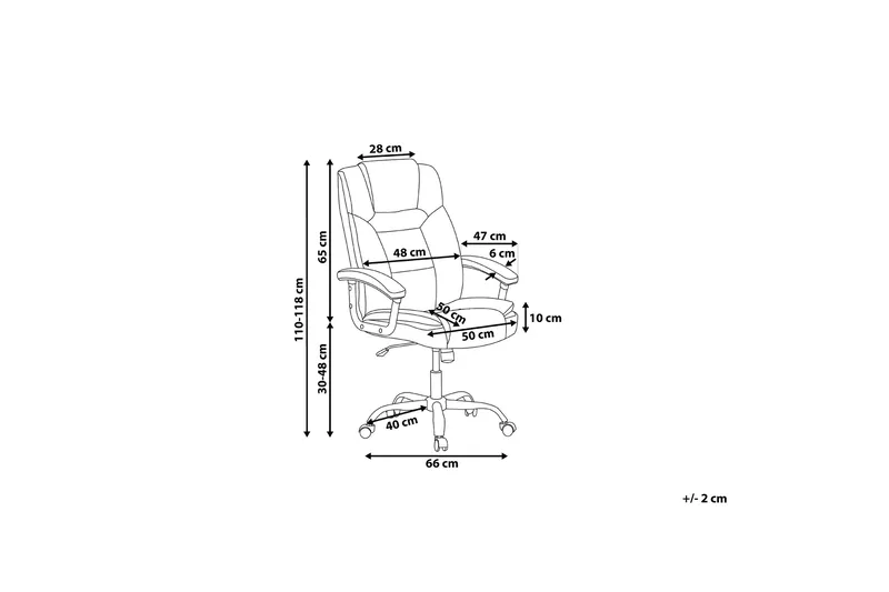 Advance Kontorsstol - Beige - Products - Möbler - Fåtölj & stolar - Kontorsstol & skrivbordsstol