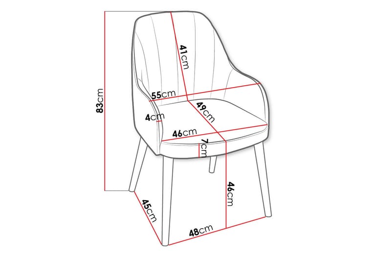Aldbrough Matstol - Products - Möbler - Fåtölj & stolar - Karmstol