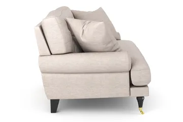 Andrew Loveseat - Beige/Mässing - Products - Möbler - Fåtölj & stolar - Fåtölj