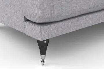 Andrew Loveseat - Ljusgrå/Krom - Products - Möbler - Fåtölj & stolar - Fåtölj