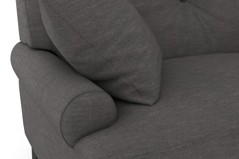 Andrew Loveseat - Mörkgrå/Krom - Products - Möbler - Fåtölj & stolar - Fåtölj