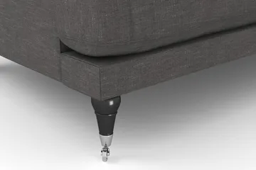 Andrew Loveseat - Mörkgrå/Krom - Products - Möbler - Fåtölj & stolar - Fåtölj