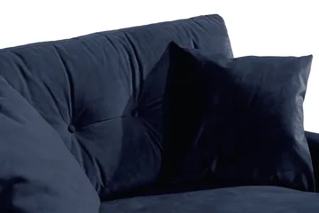 Andrew Loveseat Sammet - Midnattsblå/Mässing - Products - Möbler - Fåtölj & stolar - Fåtölj