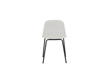 Arctic Matstol - Vit/Svart - Products - Möbler - Fåtölj & stolar - Matstol & köksstol